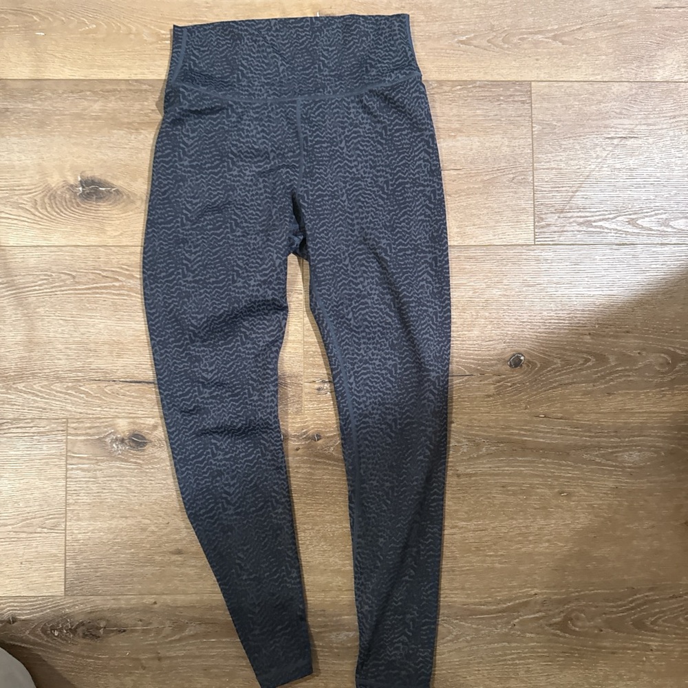 Gray Patterned Leggings
